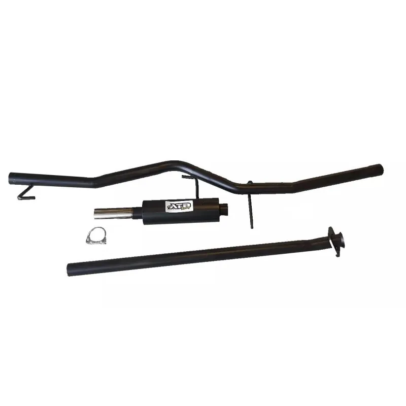 Pot D'échappement Arrière Pour Peugeot 206 1.4 HDI / 1.9 D (1998-2009) - Avec Kit De Montage