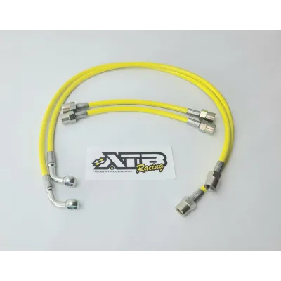 durites aviation Clio 2 V6 AV / AR jaune durites aviation Clio 2 V6 AV / AR jaune