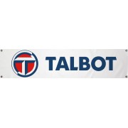 Bannière Talbot Blanche 1300mm x 300mm