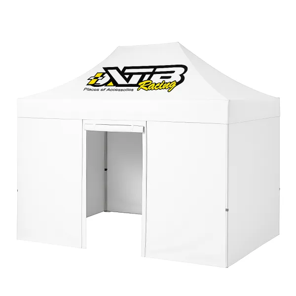 Barnum pliant 2x3 Acier EVO Blanc pack parois