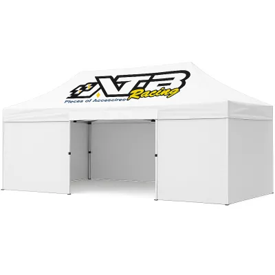 Barnum 3x6 EVO Acier Blanc + Pack parois