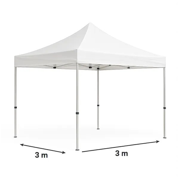 Barnum 3x3 pro aluminium Blanc Light