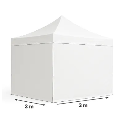 Barnum 3x3 alumimium pro Blanc avec parois