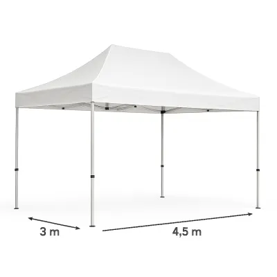 Barnum 3x4,5 aluminium Blanc pro Light