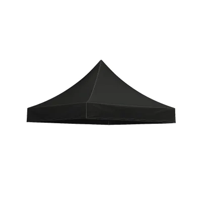 Barnum Toit rechange 3x3 Noir polyester PVC 320 g/m²