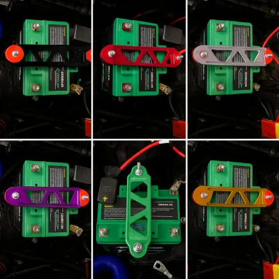 Fixation batterie lithium et gel