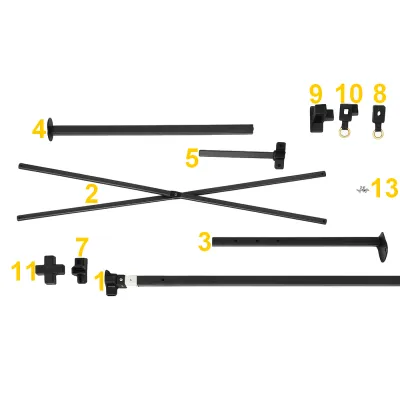 Pièces détachées barnum acier 30mm