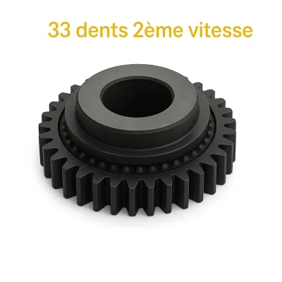 Pignon 33 dents 2ᵉ vitesse MA pour pignonnerie courte