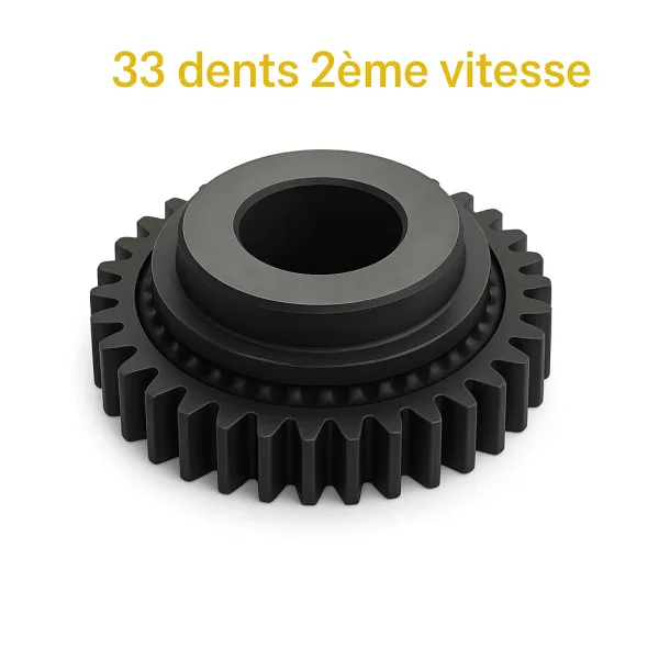 Pignon 33 dents 2ᵉ vitesse MA pour pignonnerie courte