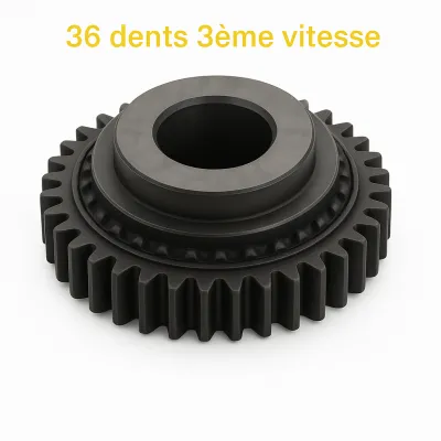 Pignon 36 dents 3ᵉ vitesse MA pour pignonnerie courte