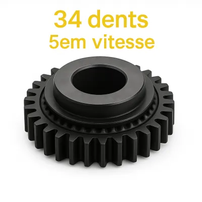 Pignon 34 dents 5ᵉ vitesse MA pour pignonnerie courte