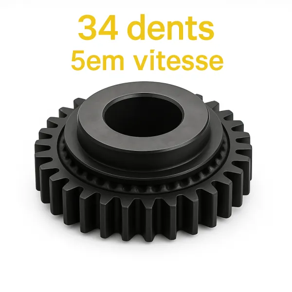 Pignon 34 dents 5ᵉ vitesse MA pour pignonnerie courte