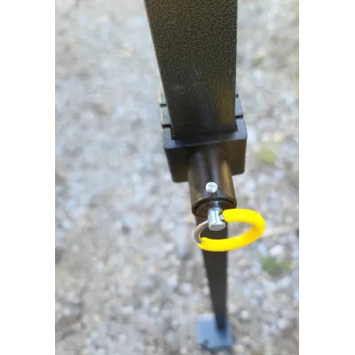 Barnum pliant 3x3m acier Noir gamme Sponsor