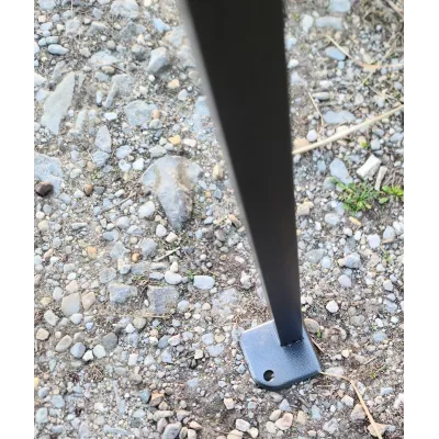 Barnum pliant 3x3m acier Noir gamme Sponsor