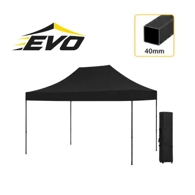Barnum pliant 3x4,5 EVO Acier Noir Light