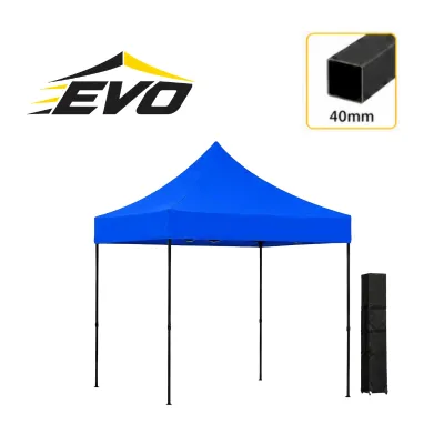 Barnum pliant 3x3 Acier EVO Bleu Light