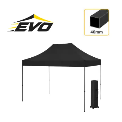 Barnum pliant 2x3 Acier EVO Noir Light
