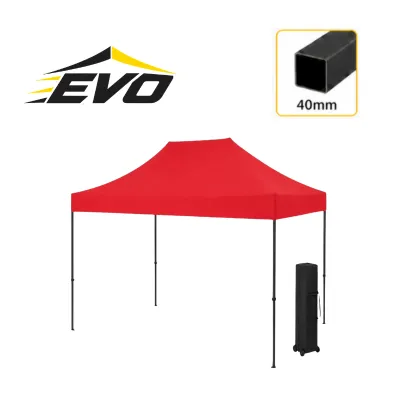 Barnum pliant 2x3 Acier EVO Rouge Light