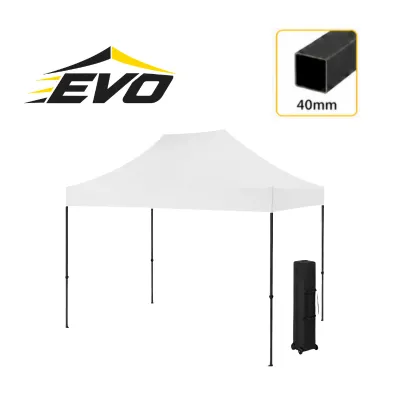 Barnum pliant 2x3 Acier EVO Blanc Light