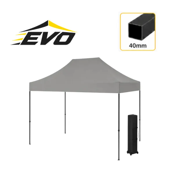 Barnum pliant 2x3 Acier EVO Gris Light
