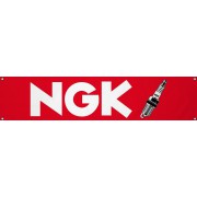 Bannière NGK Rouge et Blanche 1300 x 300mm