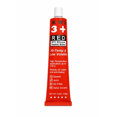 Pâte à joint silicone rouge haute température
