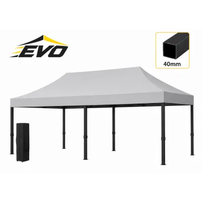 Barnum pliant 3x6 EVO Acier Gris Light