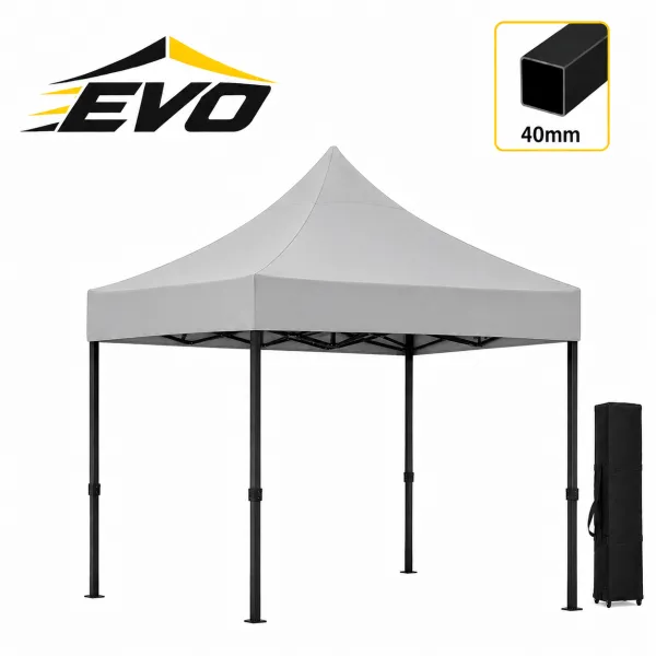 Barnum 3x3m Acier EVO Gris Light