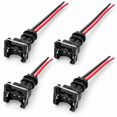 4x connecteurs injecteurs EV1 avec câbles