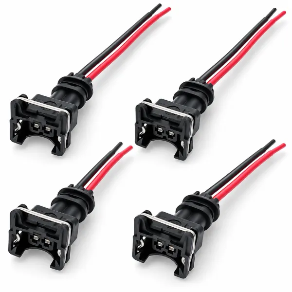 4x connecteurs injecteurs EV1 avec câbles