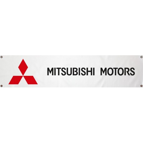 Bannière mitsubishi 1300mm x 300mm