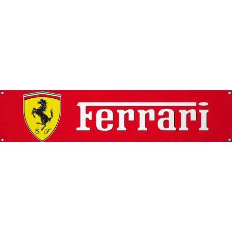 Bannière Ferrari Rouge