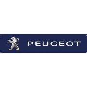Bannière Peugeot Bleu 1300 x 300mm