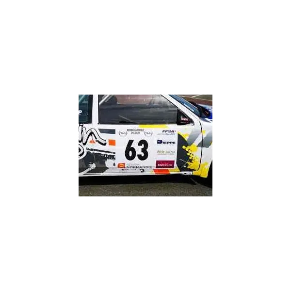 Fond numéro de course Blanc 70x50cm