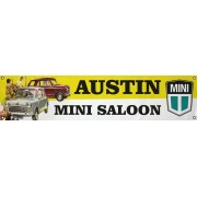 Bannière Austin Mini Saloon 1300 x 300mm