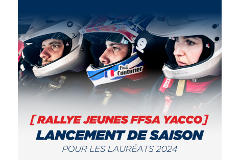 saison pour les lauréats Rallye Jeunes FFSA Yacco 2024