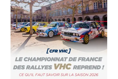 Championnat de France des Rallyes VHC : top départ